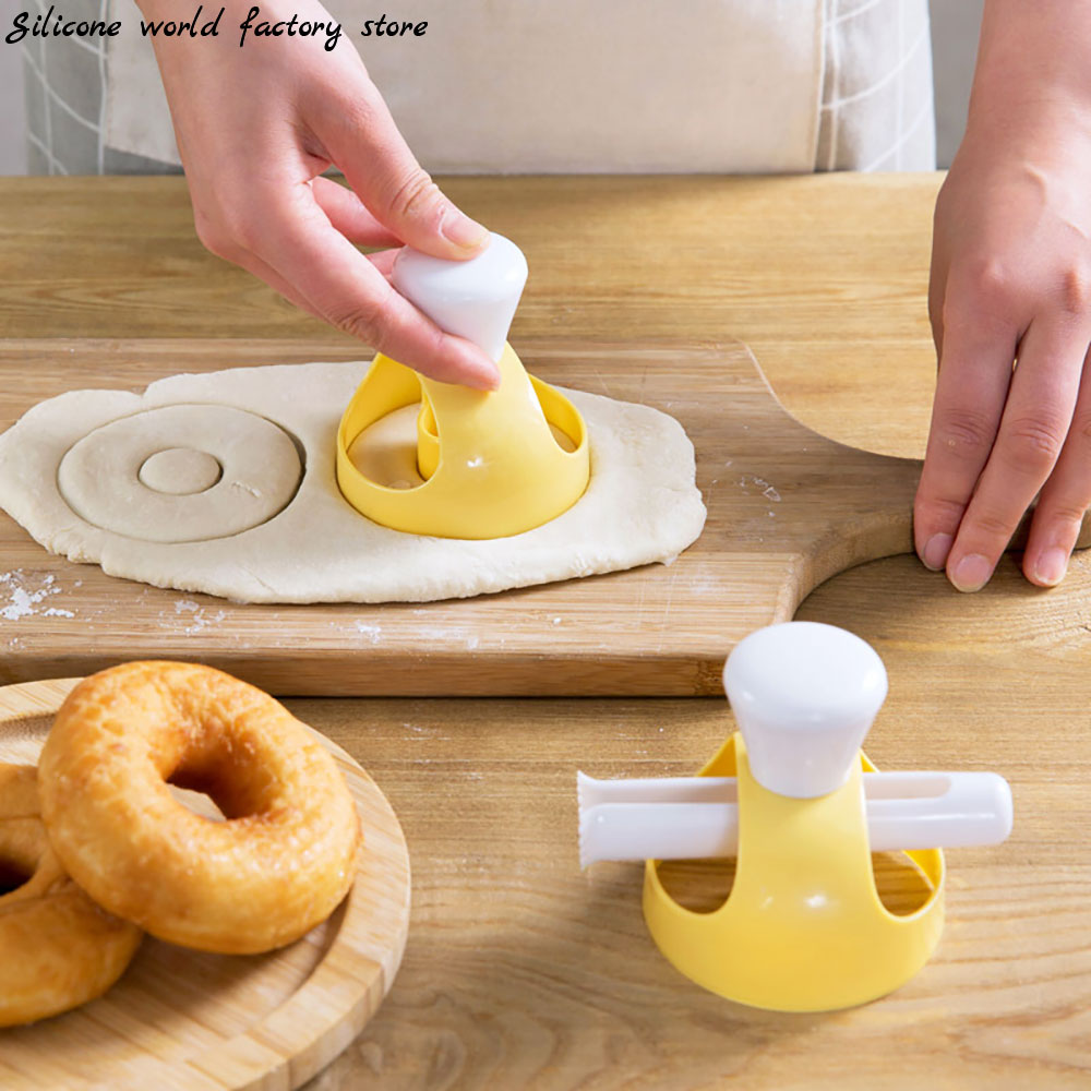 Donut Mold Silicone - Molde de Silicona para Postres, Pan,