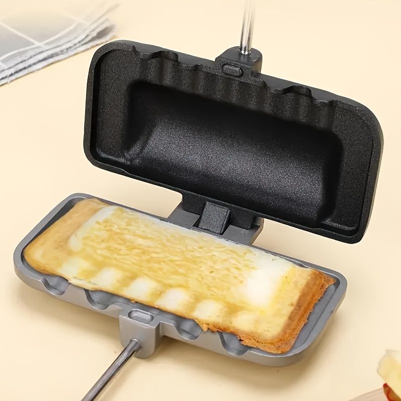 Hot Dog Press - Sartén antiadherente de doble cara para