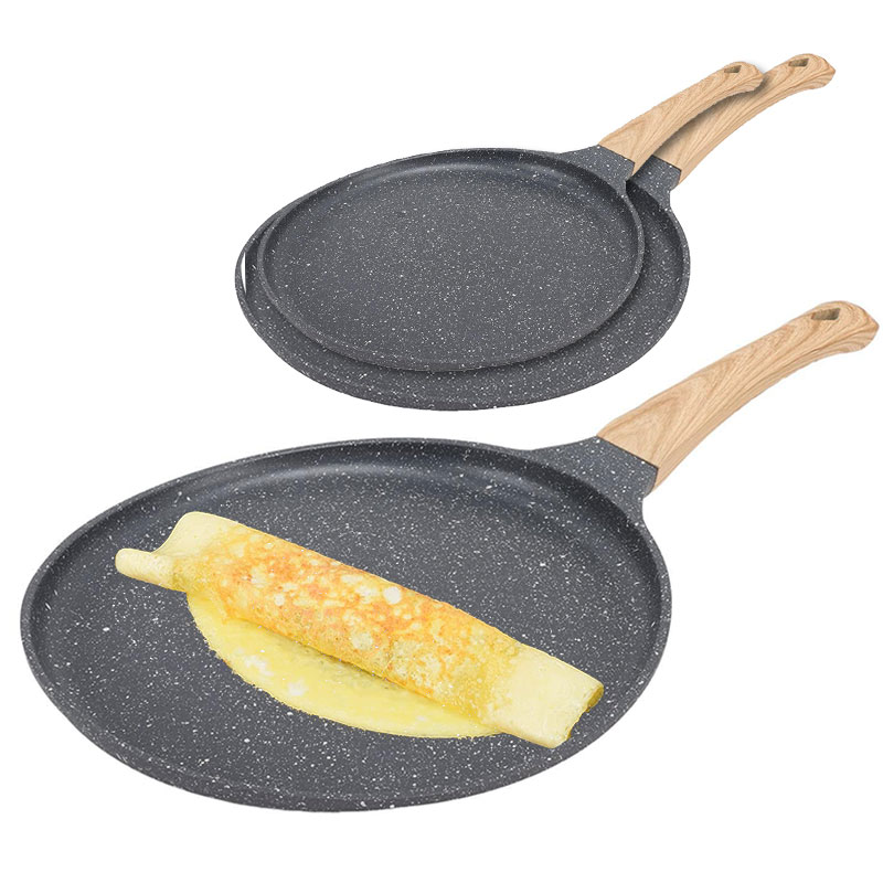 Egg Waffle Pan - Sartén Antiadherente con Revestimiento Cerámico para