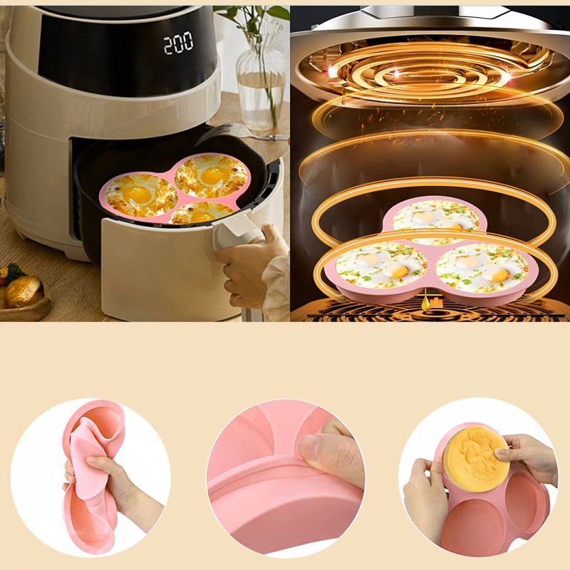 Molde de silicona reutilizable - Egg Waffle Pan reseña y precio