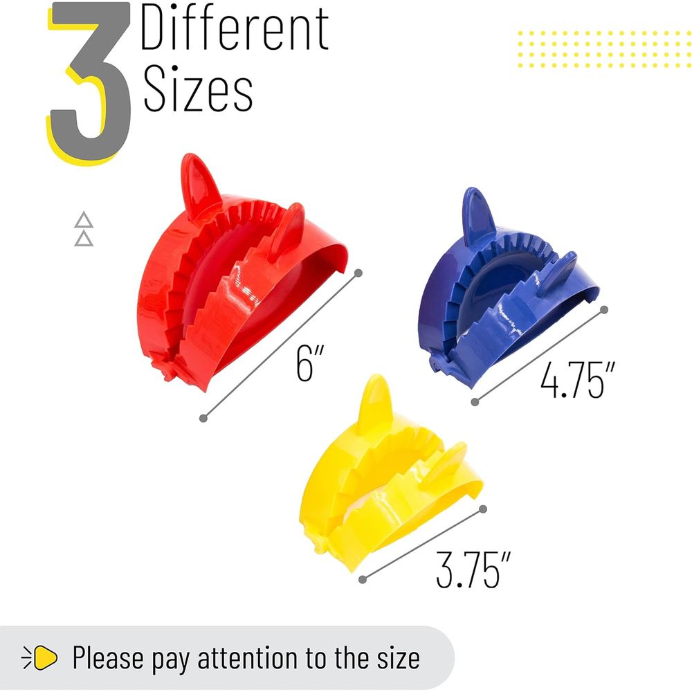 Juego de 3 prensas para masa:  - Dumpling Press Set reseña y precio