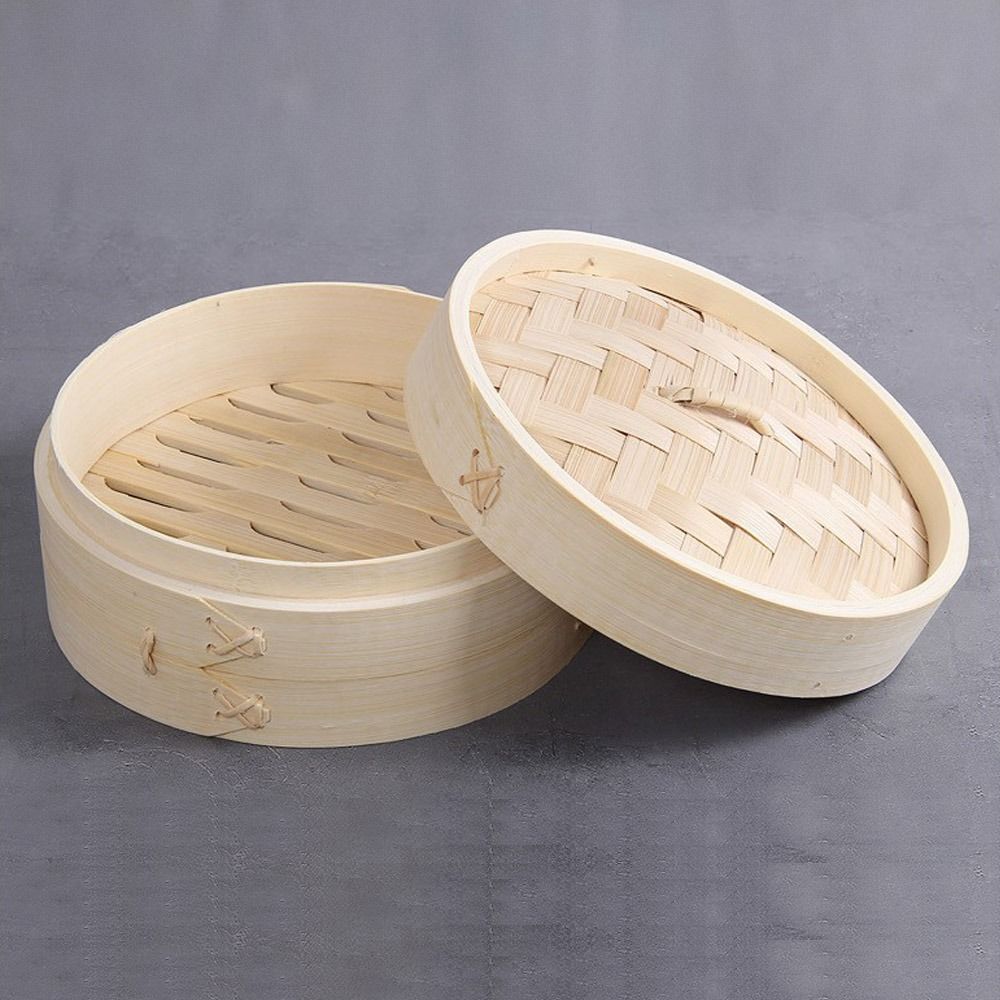 Vaporera china de bambú con ta - Bao Steamer Bamboo reseña y precio
