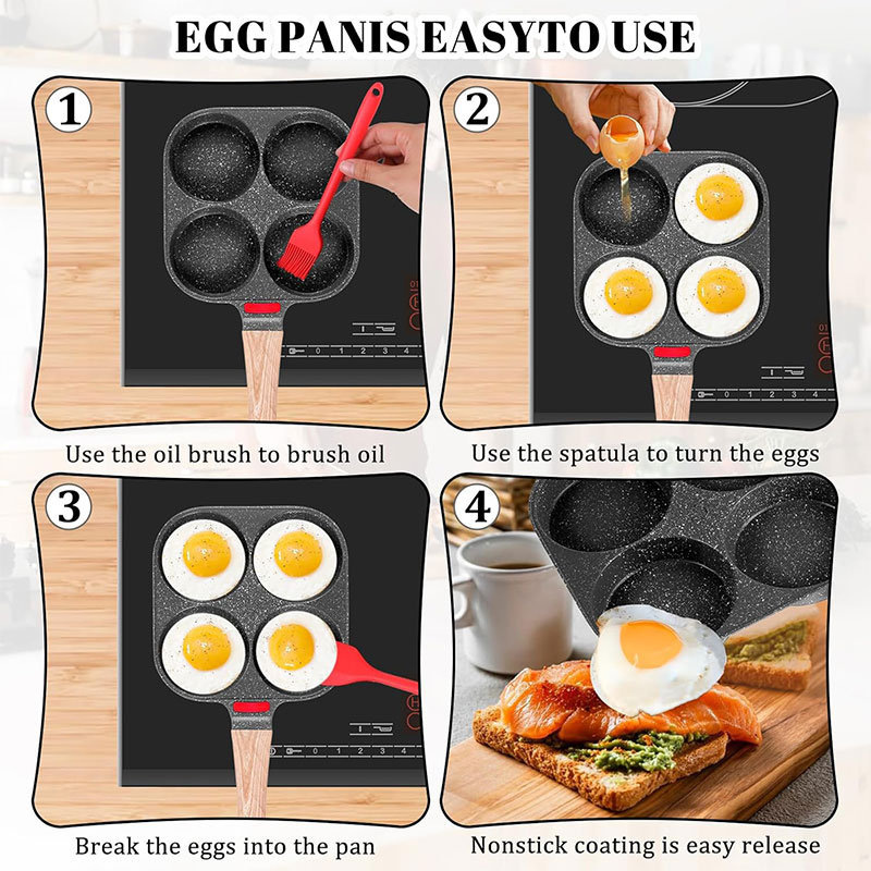 Sartén para huevos profunda co - Egg Waffle Pan reseña y precio